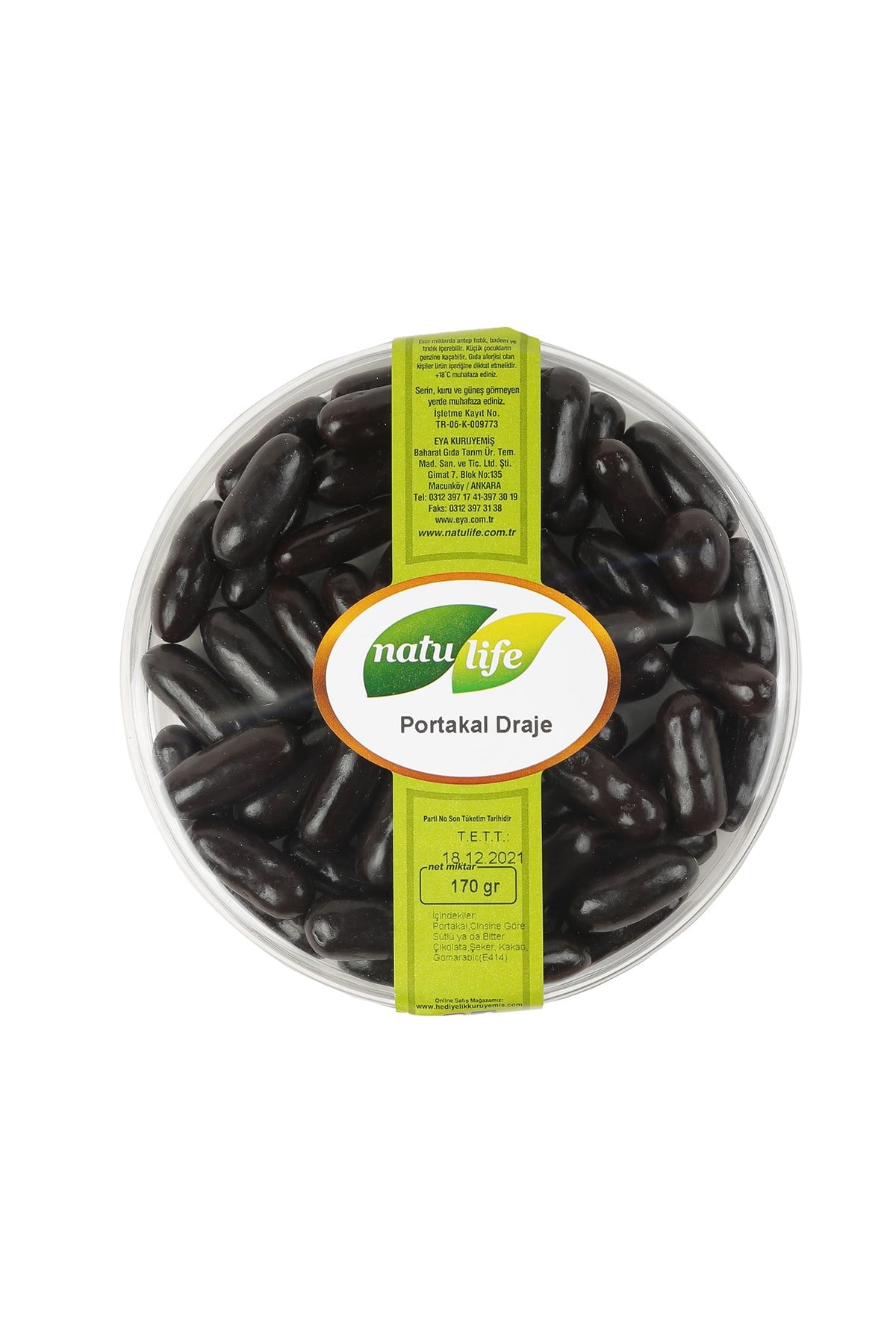 Portakal Draje Bitter 170 Gr | Natulfie Taze Kuruyemiş- Natulife