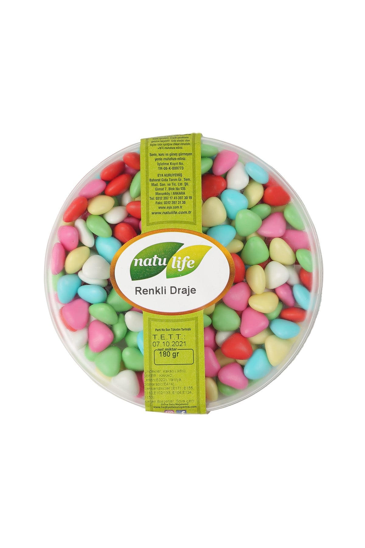 Renkli Draje 180 Gr | Natulfie Taze Kuruyemiş- Natulife