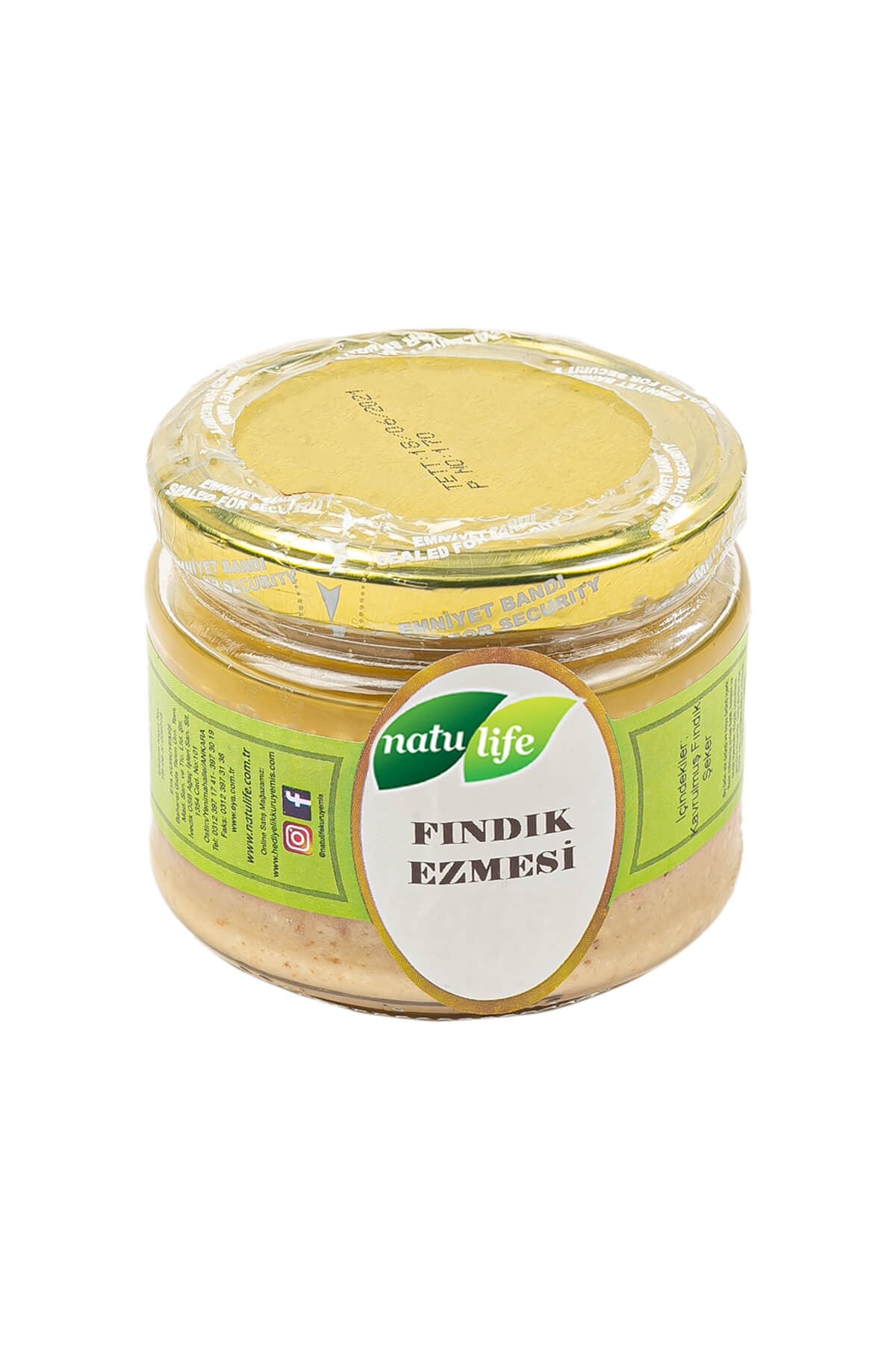 Fındık Ezmesi 250 Gr | Natulfie Taze Kuruyemiş- Natulife