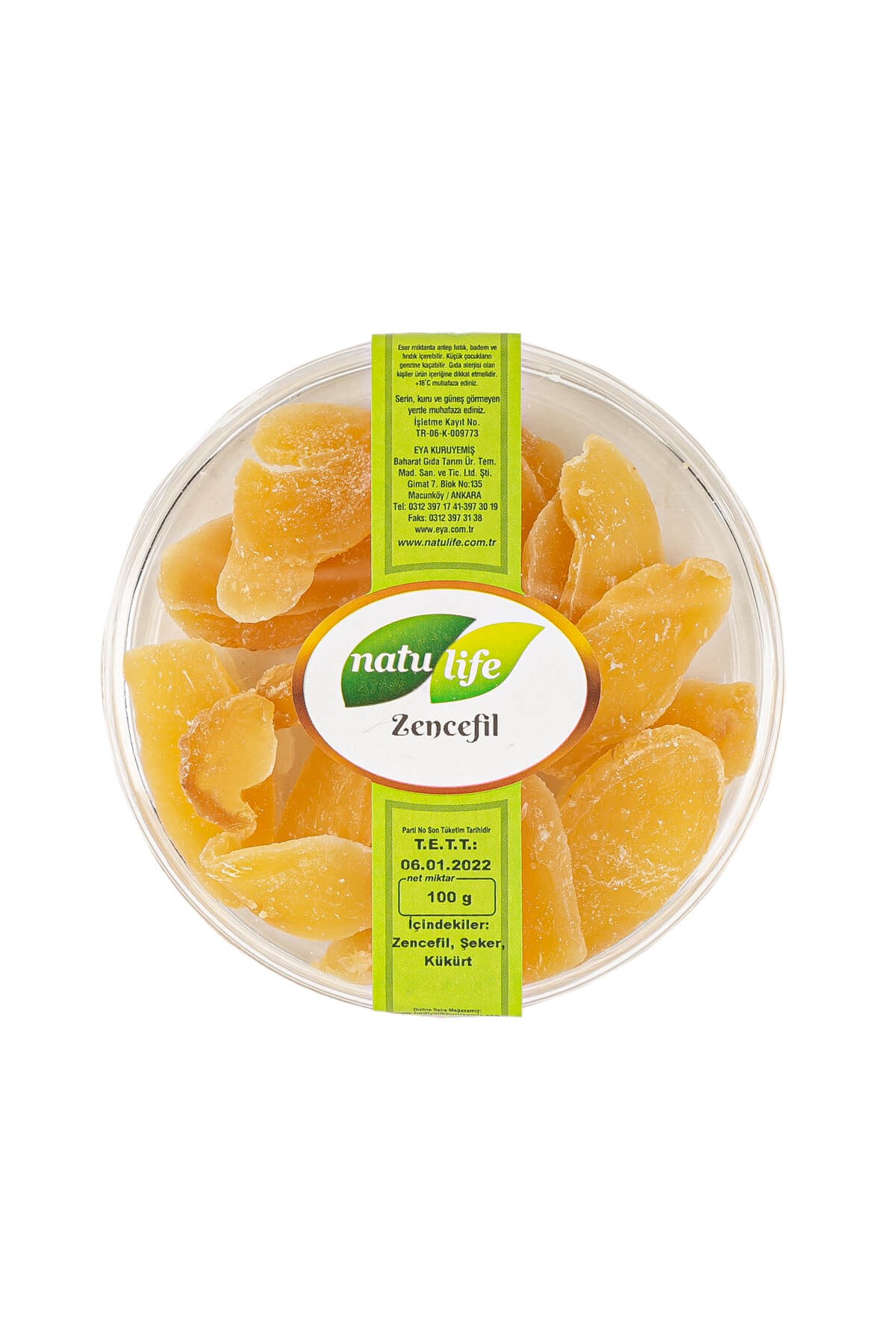 Zencefil Kurusu 100 Gr | Kuru Meyve Çeşitleri- Natulife