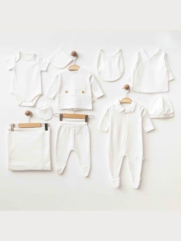 10’lu Organik Pamuklu Bebek Hastane Çıkış Seti
