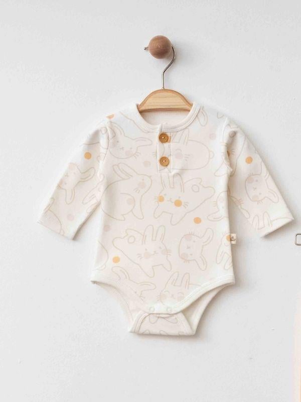 Bebek Bodyli Eşofman Altlı İkili Organik Takım