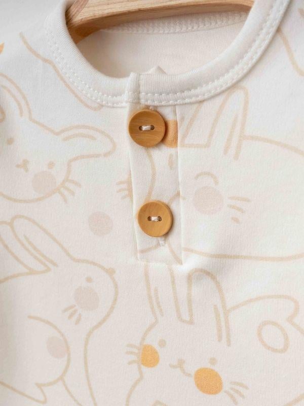 Bebek Bodyli Eşofman Altlı İkili Organik Takım