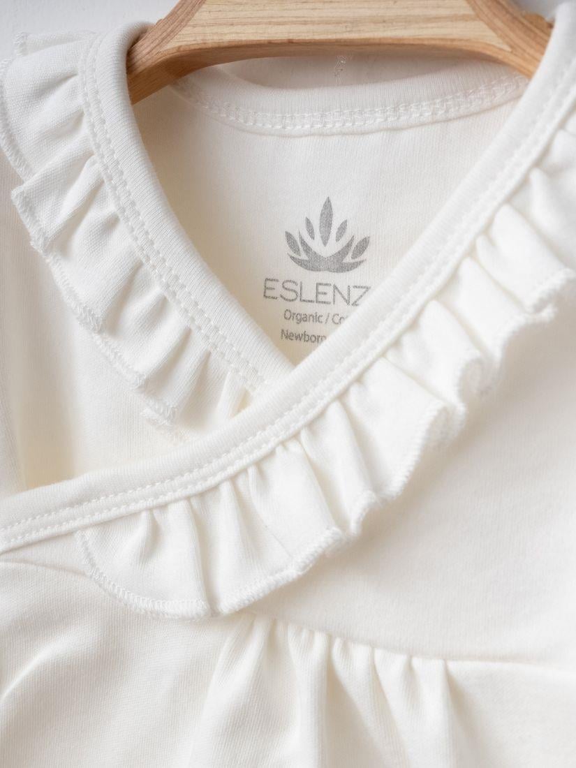 Bebek Organik Pamuk Fırfır Detaylı 10 Parça Hastane Çıkışı