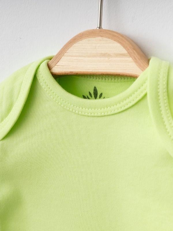 Bebek Organik Pamuklu Uzun Kollu Yeşil Lacivert Body 2’li Set