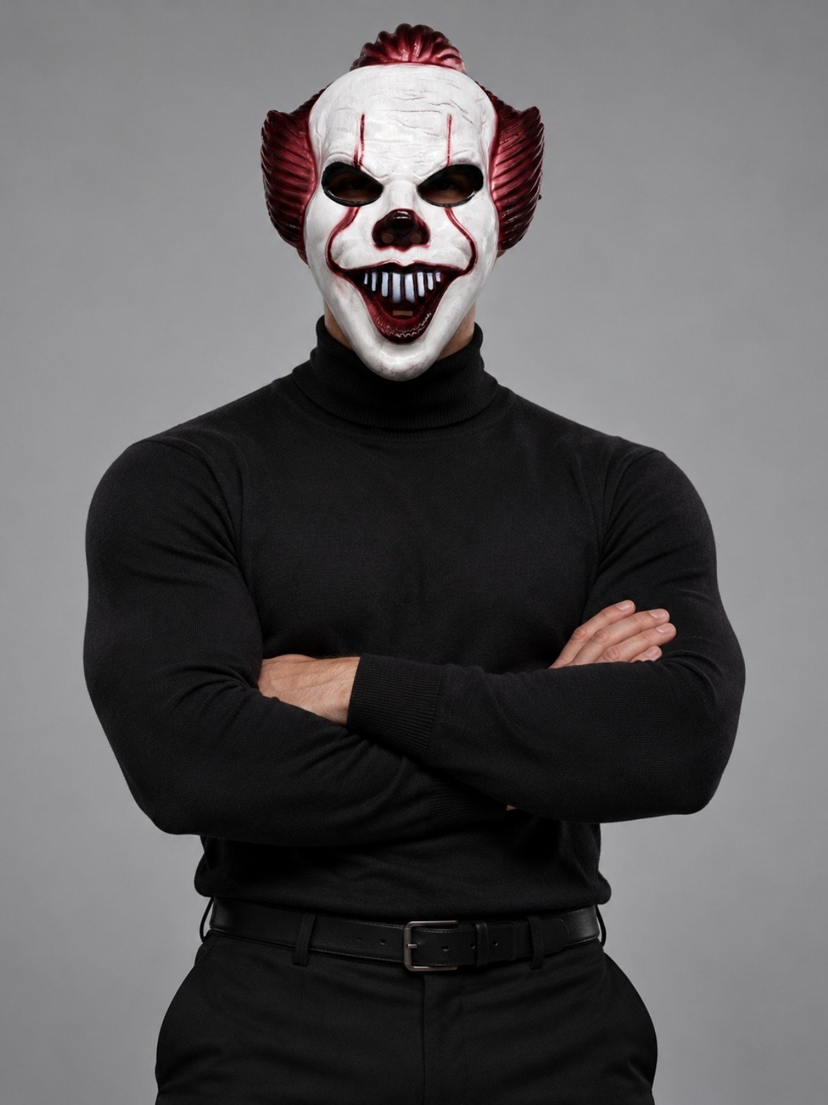 Cadılar Bayramı Halloween Korkunç Joker Maskesi