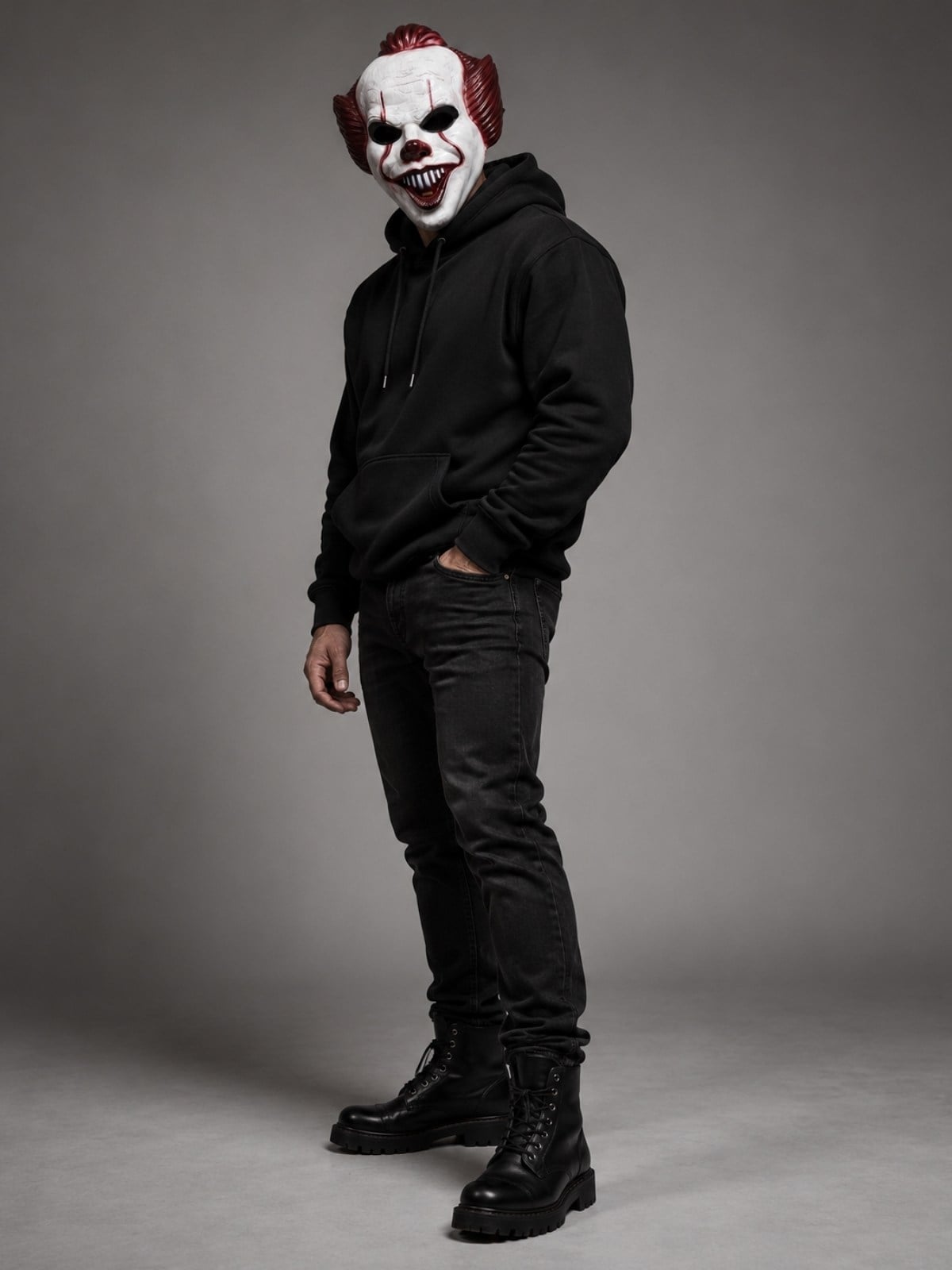 Cadılar Bayramı Halloween Korkunç Joker Maskesi