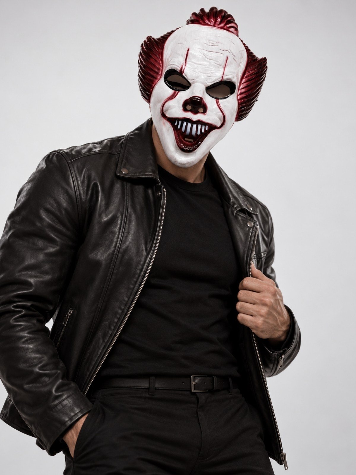 Cadılar Bayramı Halloween Korkunç Joker Maskesi