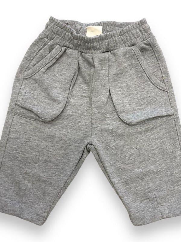 Çocuk Beli Lastikli Pamuklu Cepli Eşofman Altı