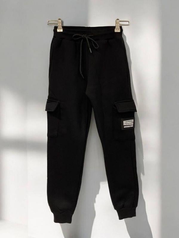 Çocuk Beli Paçası Lastikli Şardonlu Kalın Eşofman Alt