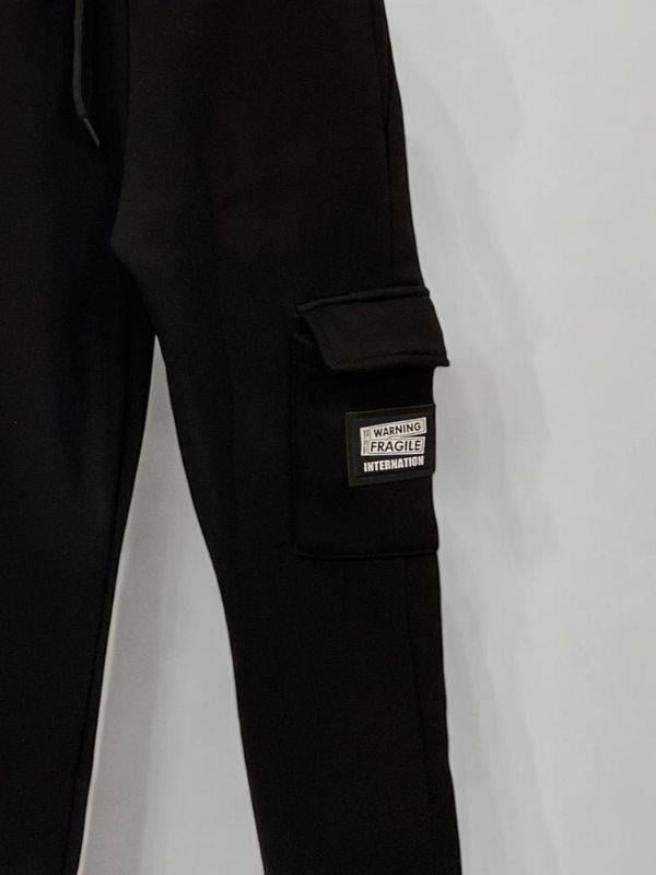 Çocuk Beli Paçası Lastikli Şardonlu Kalın Eşofman Alt