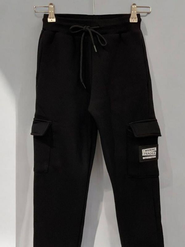 Çocuk Beli Paçası Lastikli Şardonlu Kalın Eşofman Alt