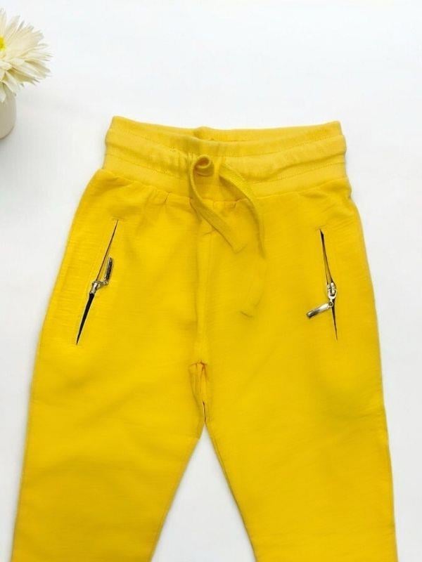 Çocuk Cepleri Fermuarlı Eşofman Alt