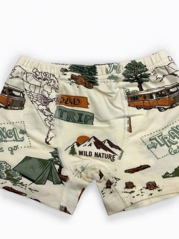 Çocuk Desenli Pamuklu Boxer