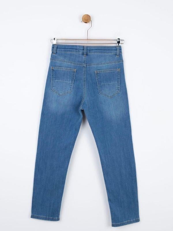 Çocuk Esnek İnce Kumaş Kot Pantolon