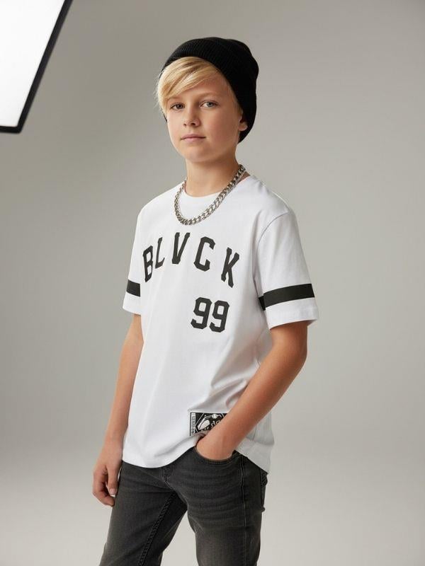Çocuk Harf Baskılı Tshirt