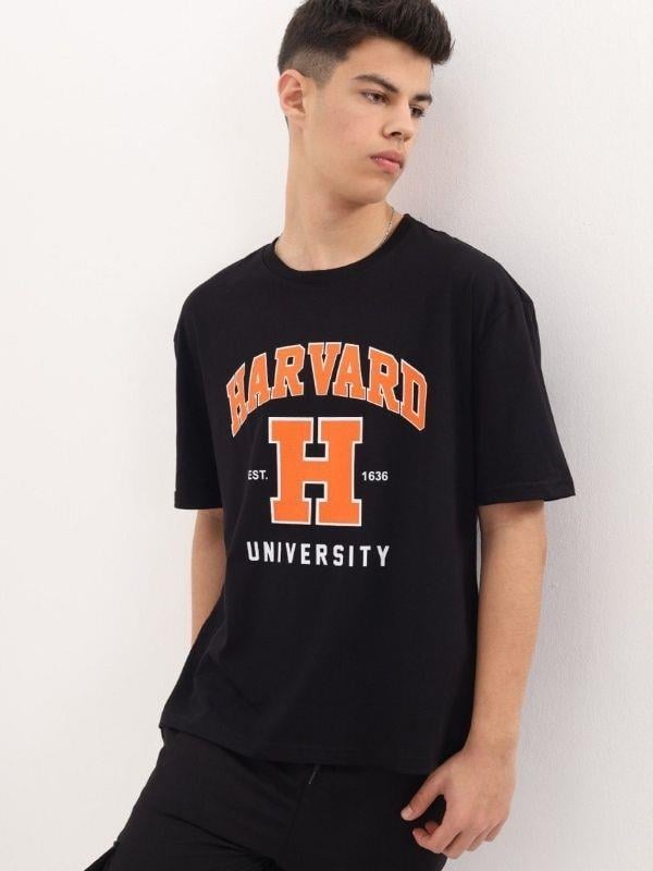 Çocuk Harvard Baskılı Tshirt