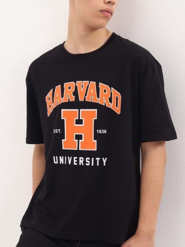 Çocuk Harvard Baskılı Tshirt