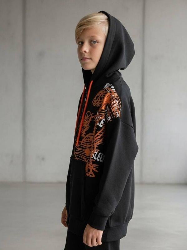 Çocuk Mevsimlik Tavşan Baskılı Fermuarlı Hırka