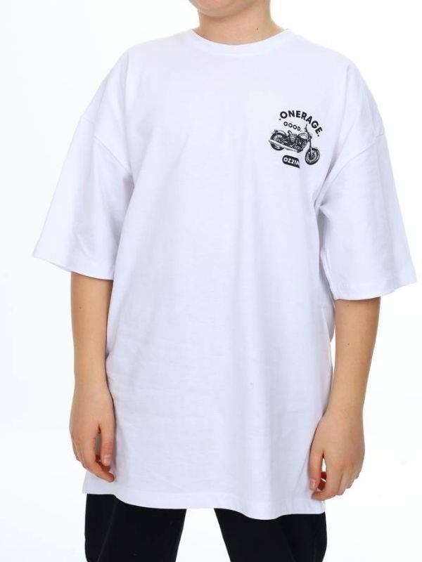 Çocuk Motor Baskılı Tshirt