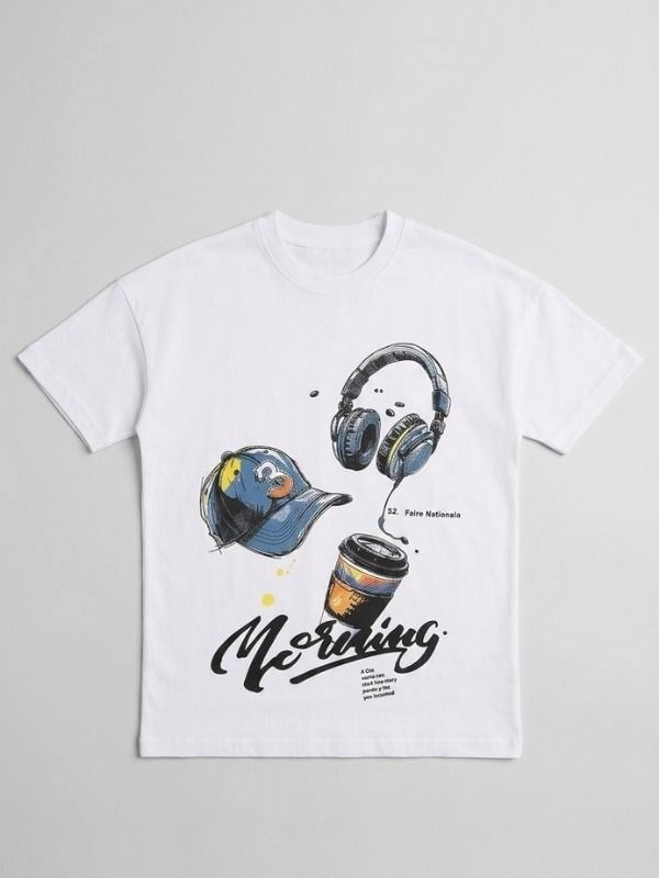 Çocuk Pamuklu Baskılı T-shirt