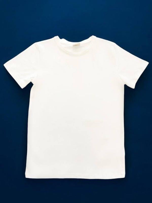 Çocuk  Pamuklu Bisiklet Yaka Basic Tshirt