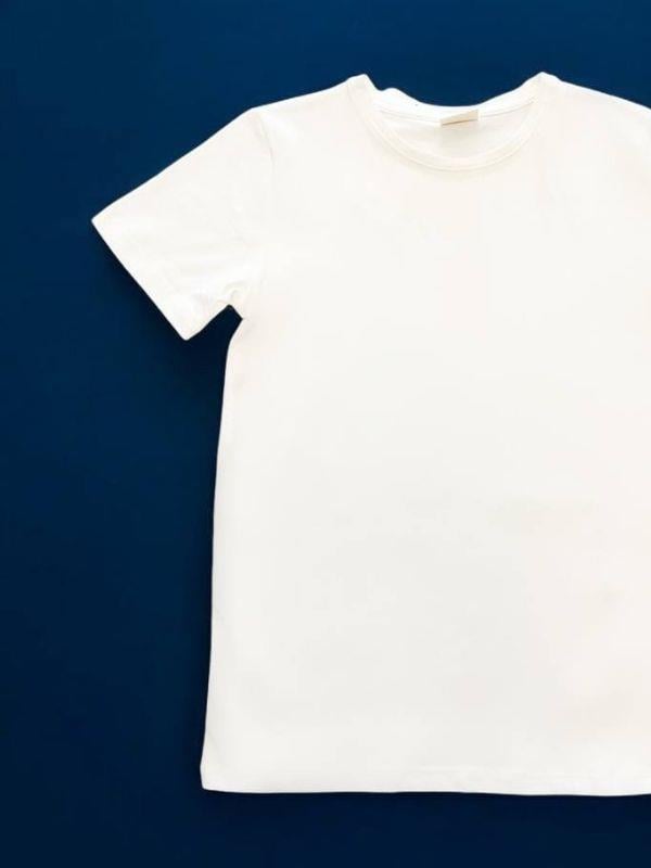 Çocuk  Pamuklu Bisiklet Yaka Basic Tshirt
