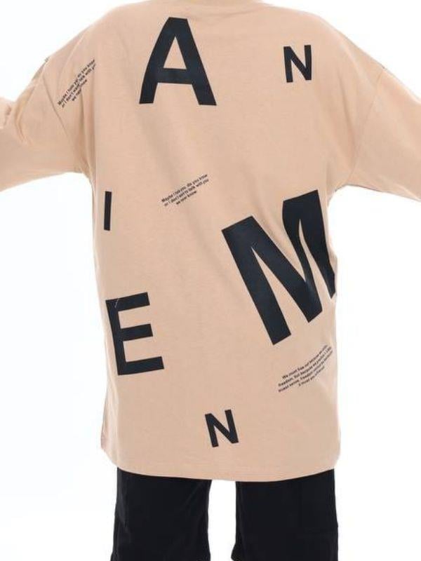 Çocuk Pano Baskılı Tshirt