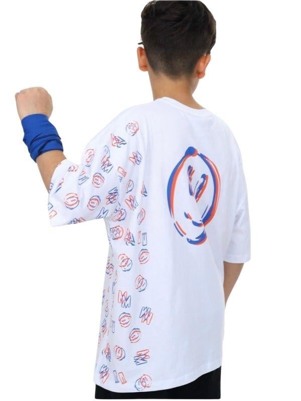 Çocuk Sırt Smile Baskılı Tshirt