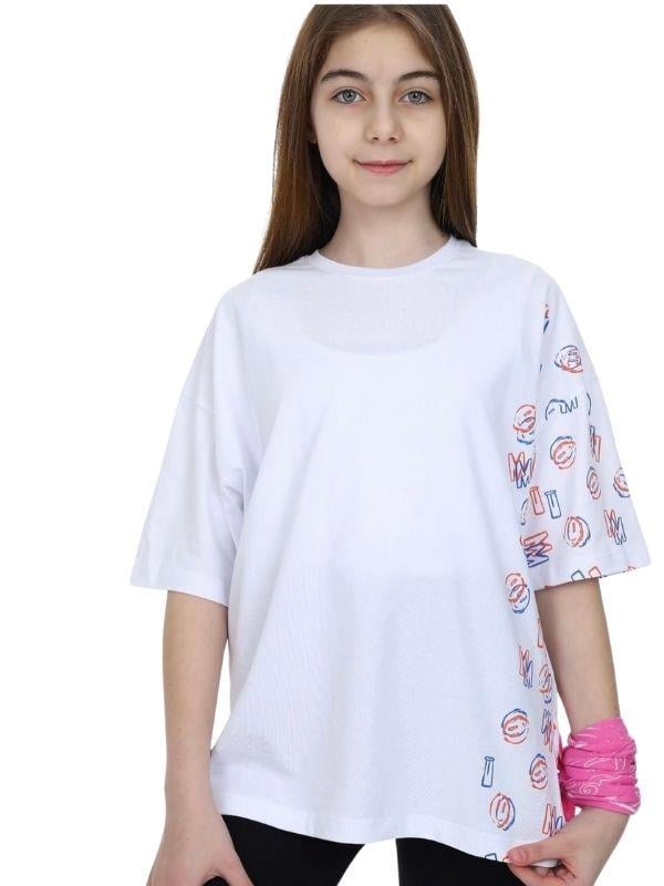 Çocuk Sırt Smile Baskılı Tshirt