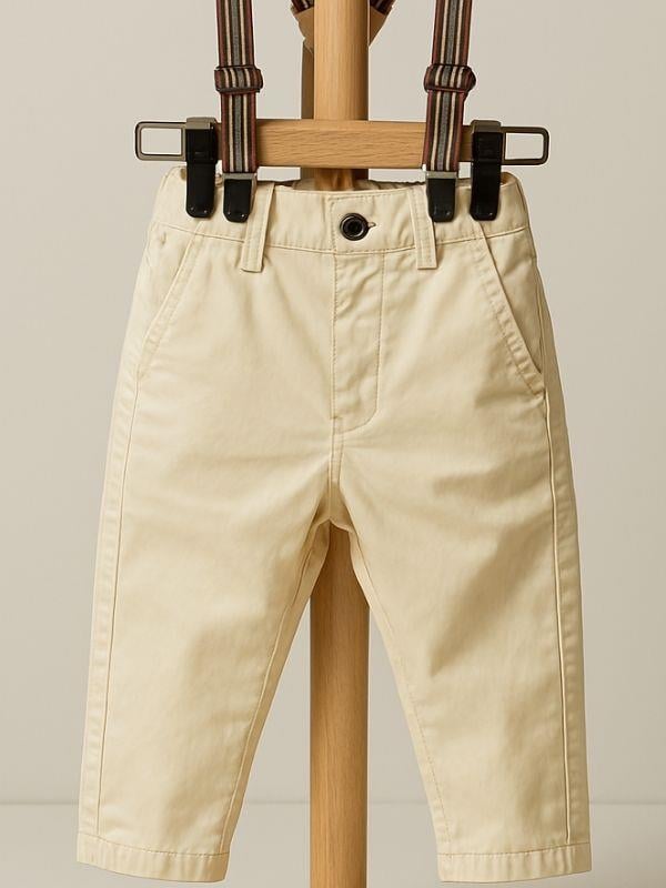 Erkek Bebek Askılı Pantolon