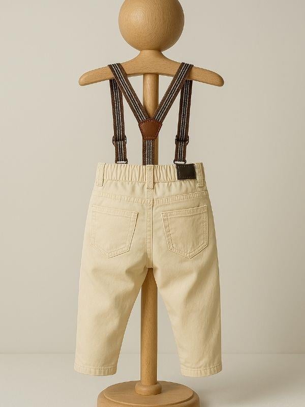 Erkek Bebek Askılı Pantolon