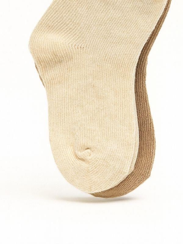 Erkek Bebek Ayıcık Desenli 2'li Çorap Seti