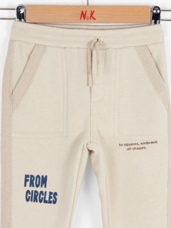 Erkek Bebek Bel Lastikli Kuzey Eşofman Altı