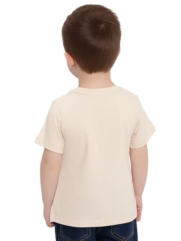 Erkek Bebek Cep Detaylı Basic T-shirt