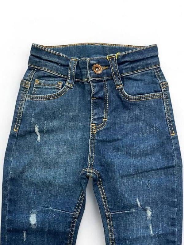 Erkek Bebek Cep Detaylı Kot Pantolon