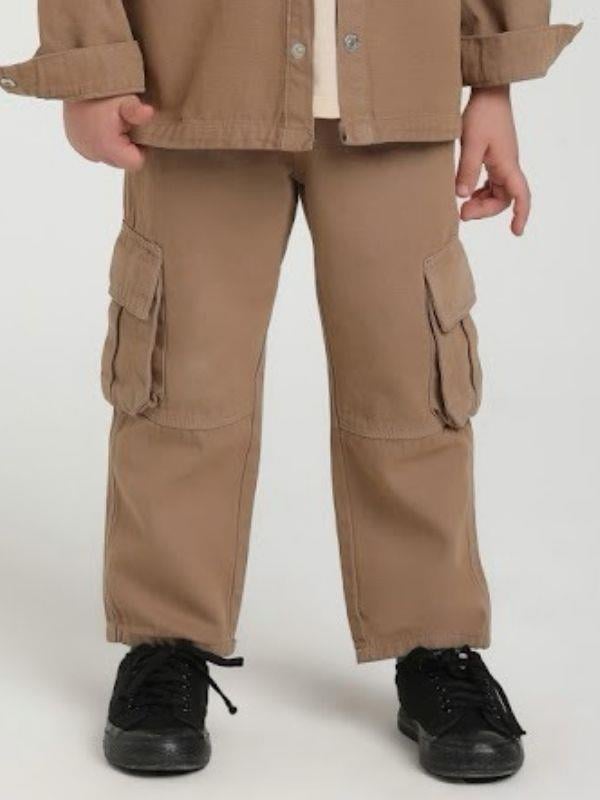 Erkek Bebek Çocuk Cepli Kargo Pantolon