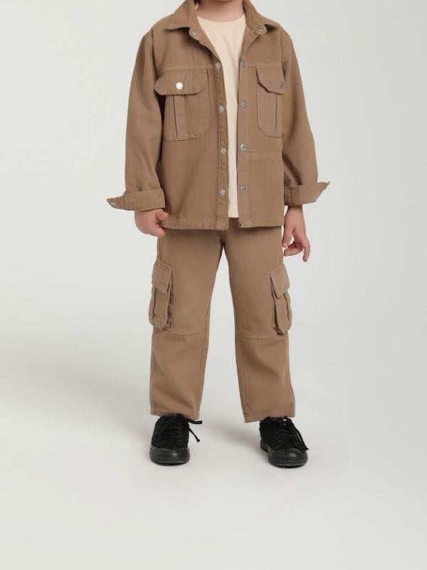 Erkek Bebek Çocuk Cepli Kargo Pantolon