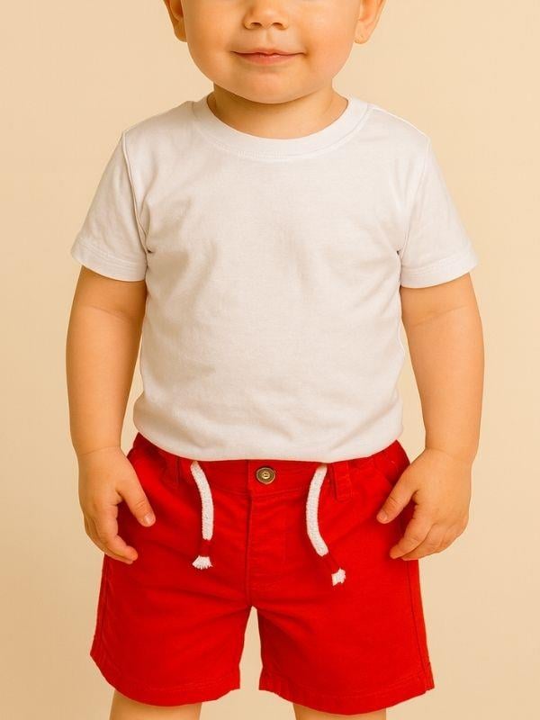 Erkek Bebek Dokuma Şort