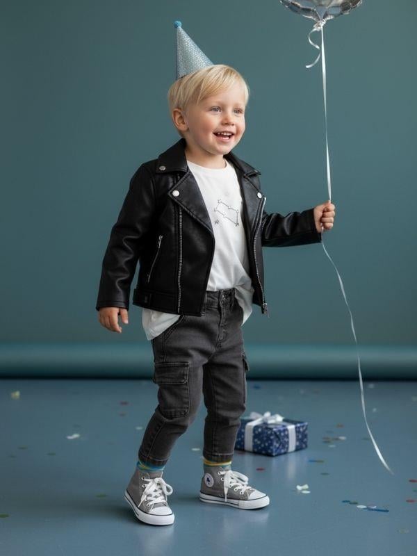 Erkek Bebek Kargo Cep Detaylı Kot Pantolon