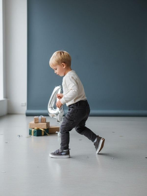 Erkek Bebek Kargo Cep Detaylı Kot Pantolon