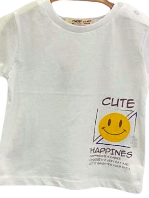 Erkek Bebek Ön Cep Detaylı Pamuklu Şortlu Takım