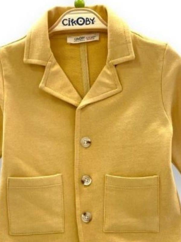 Erkek Bebek Örme Hırka Ceket