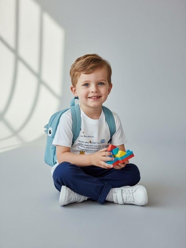 Erkek Bebek Pamuklu Baskılı T-shirt