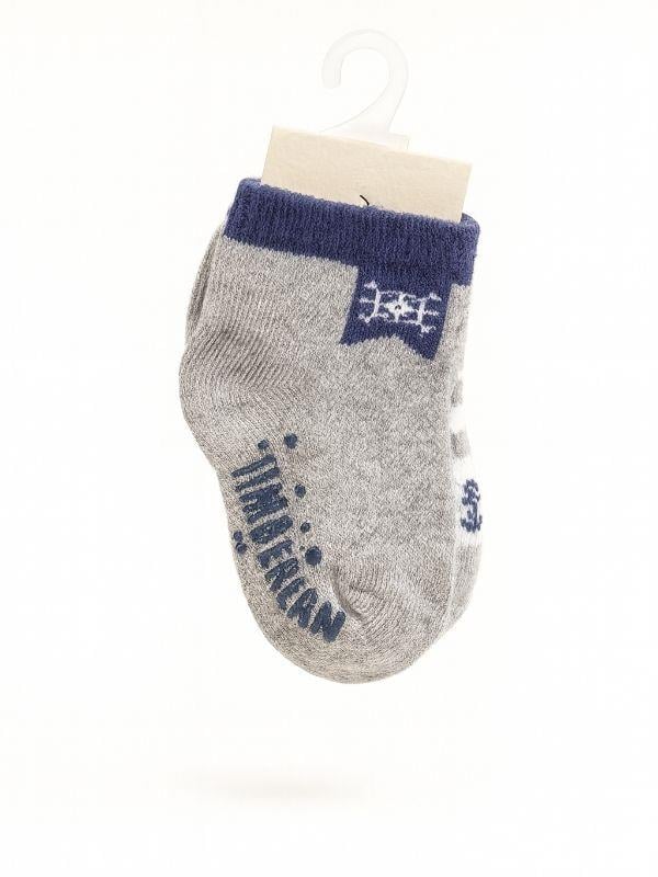 Erkek Bebek Pamuklu Desenli 2'li Çorap Seti