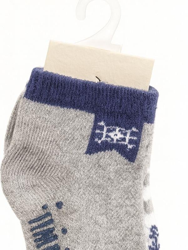 Erkek Bebek Pamuklu Desenli 2'li Çorap Seti