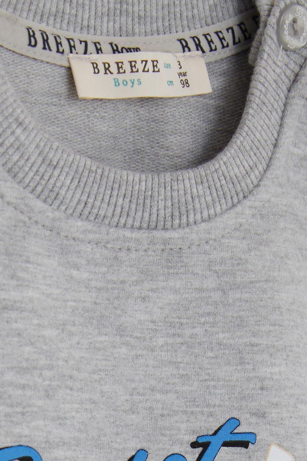 Erkek Bebek Pamuklu Do Not Disturb Sweatshirt