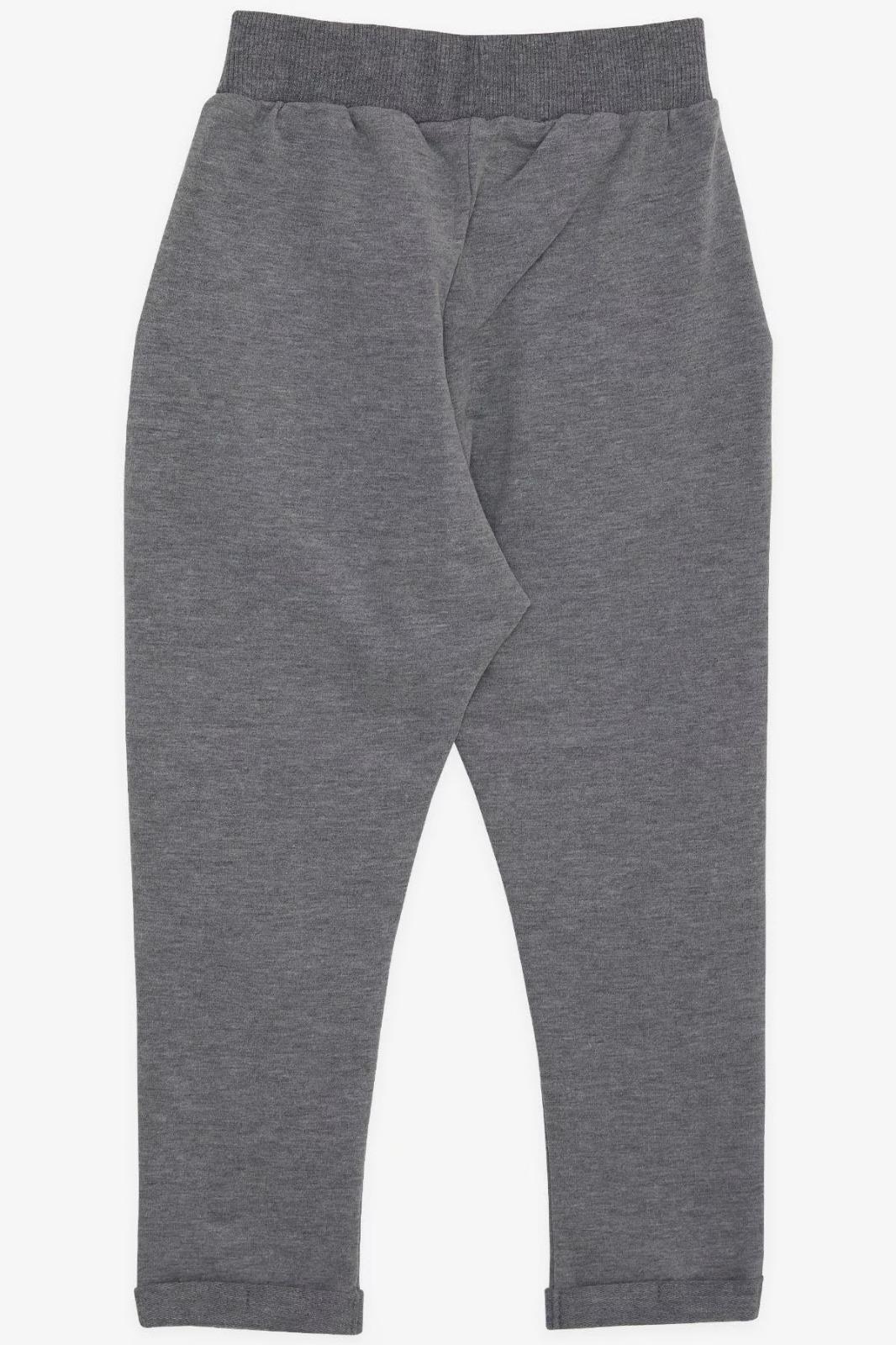 Erkek Bebek Pamuklu Düğmeli  Eşofman Alt