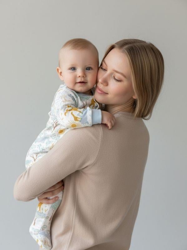 Erkek Bebek Pamuklu Hayvan Desenli Tulum