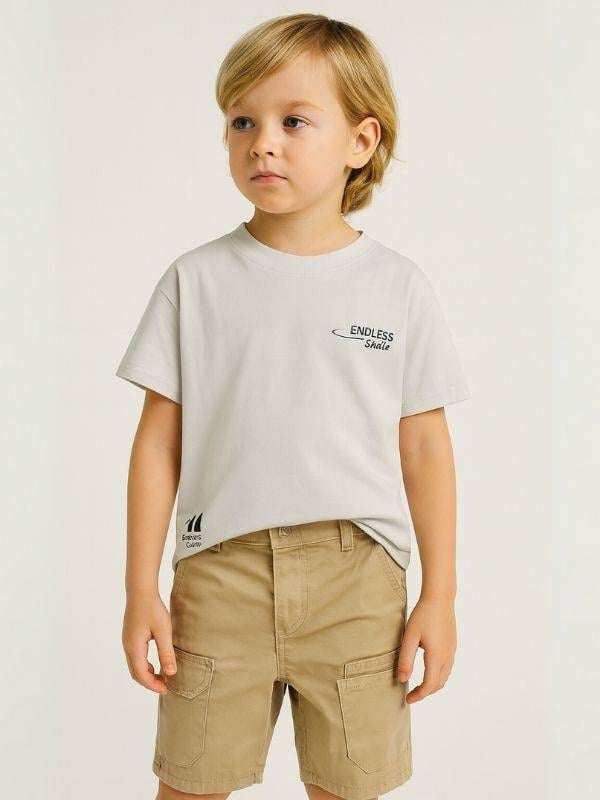 Erkek Bebek Pamuklu Kumaş Cepli Şort